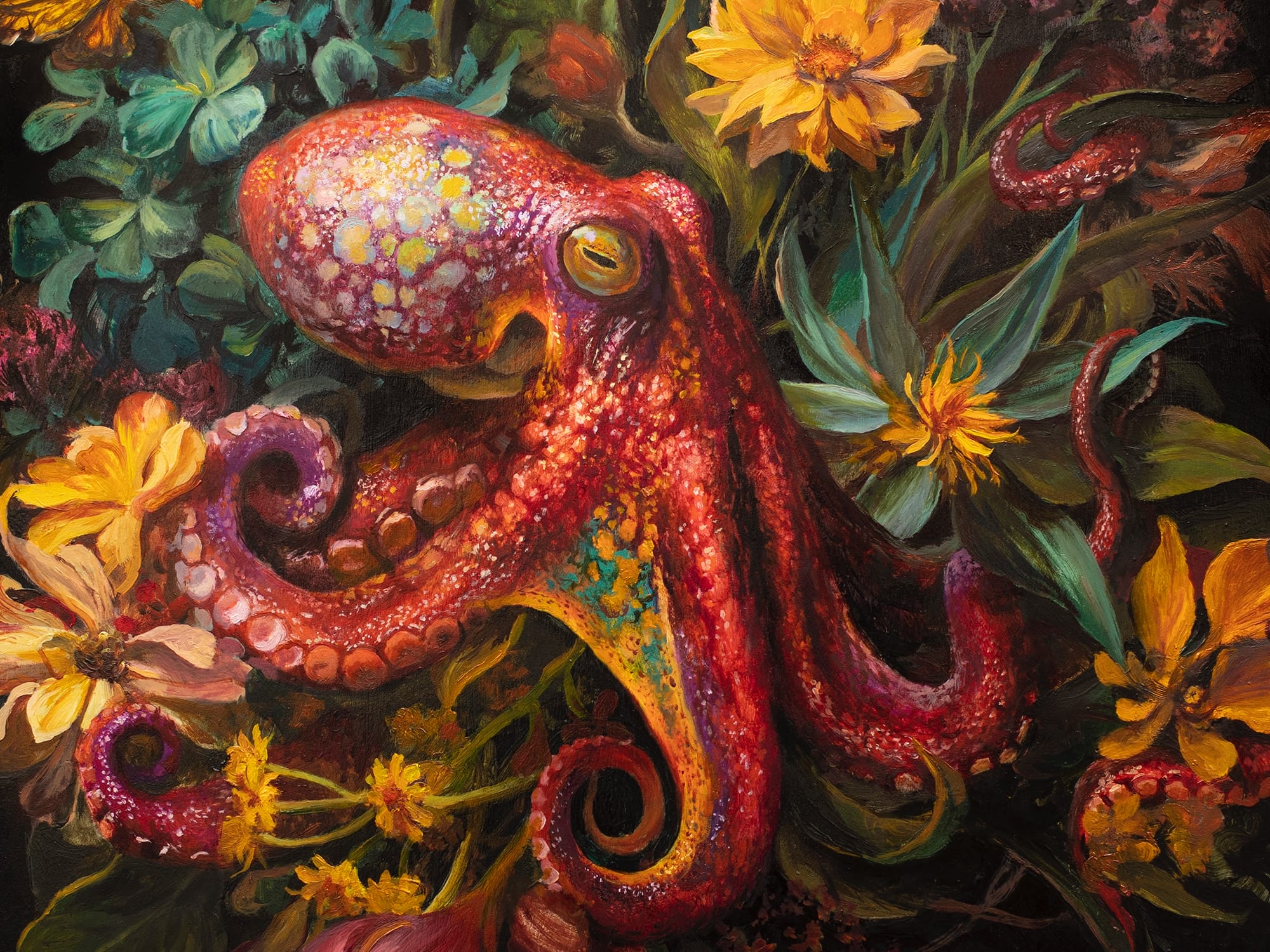 Through Vivid Color, Martin Wittfooth Revels in Surreal Worlds